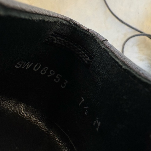 Stuart Weitzman Lace Up Platform Oxfords - size 7.5 - Picture 5 of 5